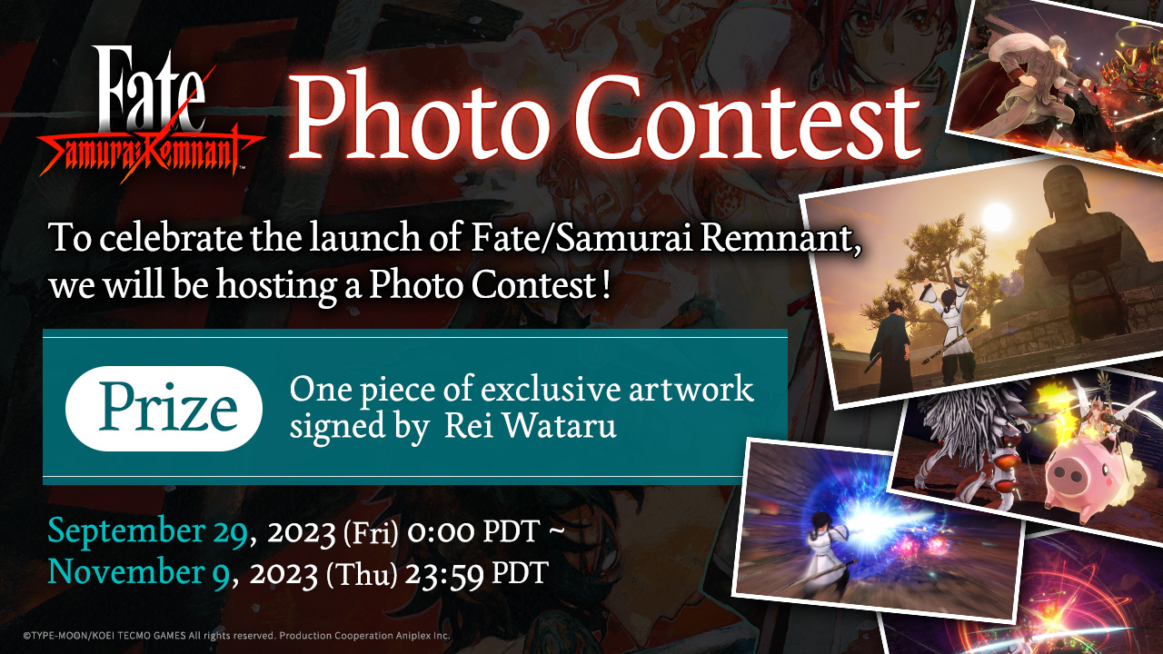 Fate/Samurai Remnant Photo Contest